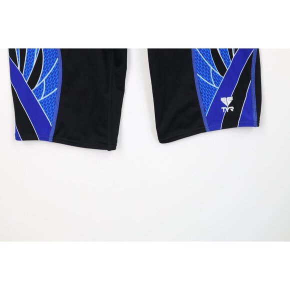 Vintage TYR Swimming Mens 32 Geometric Performance Speed Jammers Shorts Trunks - Picture 4 of 10